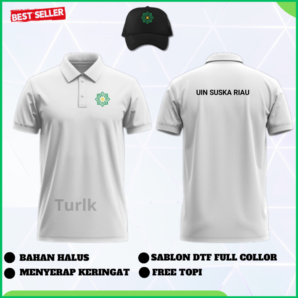 Baju Polo Shirt Uin Suska Riua
