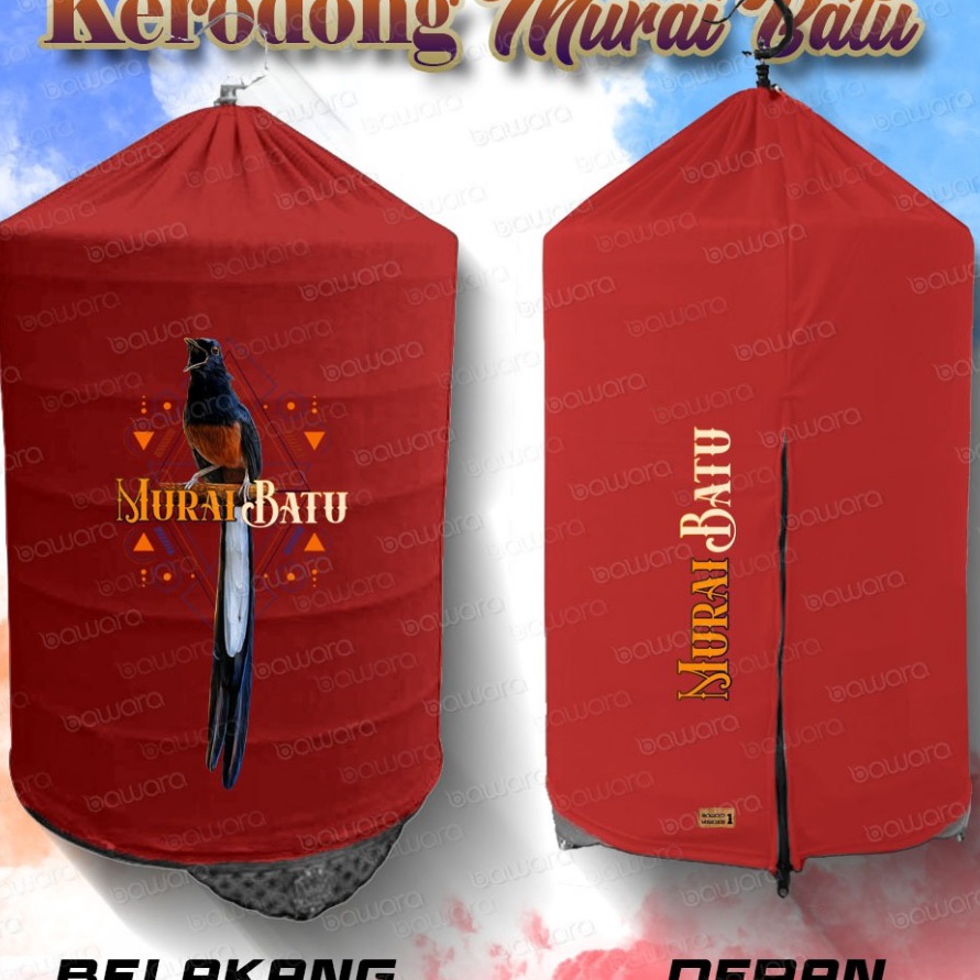 HJ6 Bawara  Kerodong Krodong Sangkar Burung Murai Batu Ekor Panjang 123 Bahan Higet Premium Adem