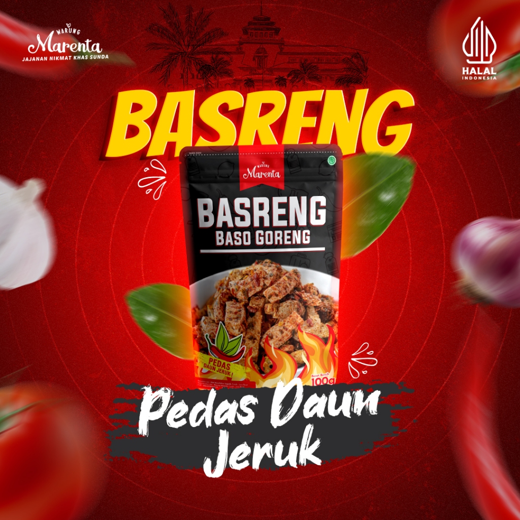 

Marenta Basreng Pedas Daun Jeruk Mandiri Puas Makan Sendiri - 75gr Baso Goreng Viral Sultan Bandung