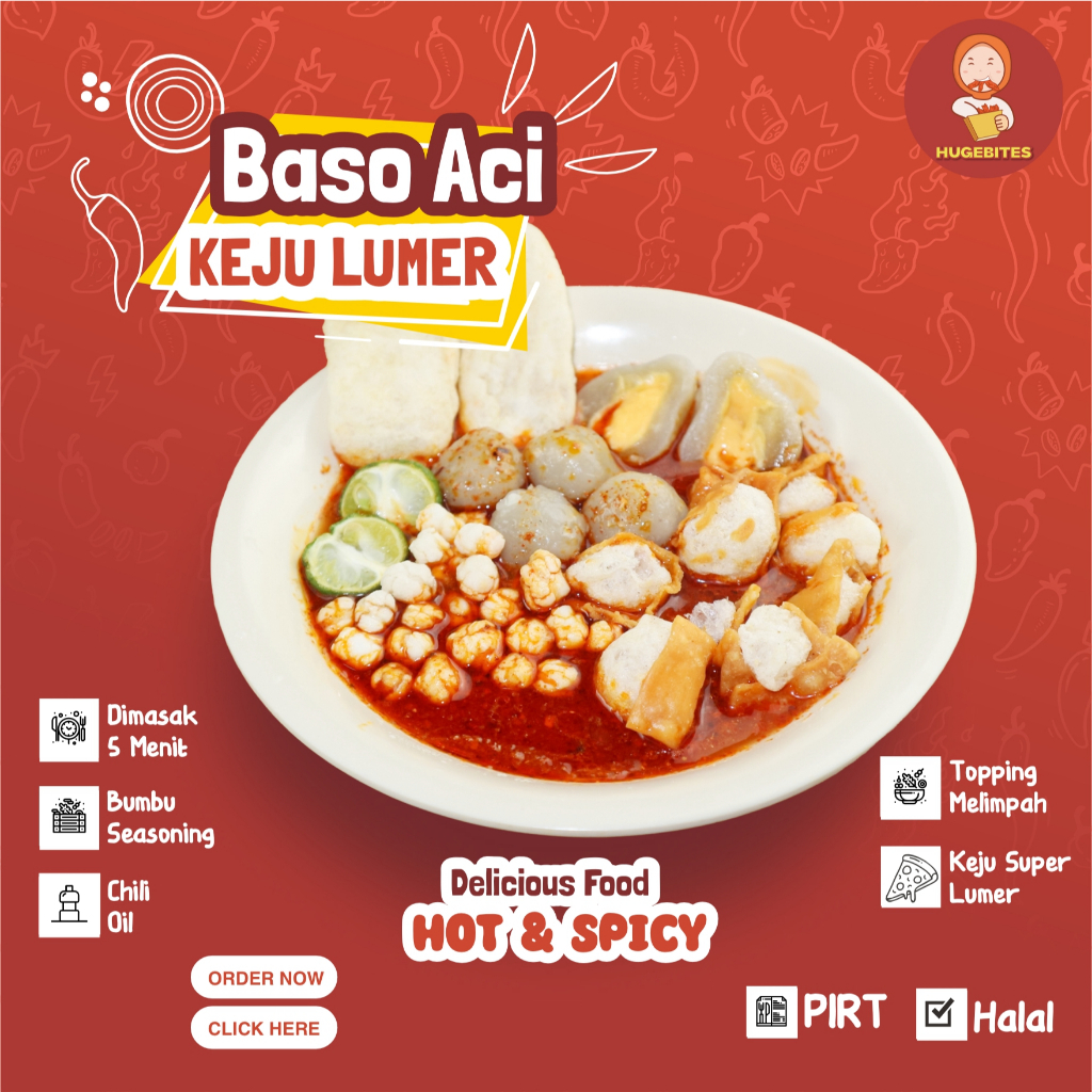 

BASO ACI KEJU SUPER LUMER MELT CHEESE BAKSO HUGEBITES BOCI HALAL FROZEN FOOD PREMIUM MURAH