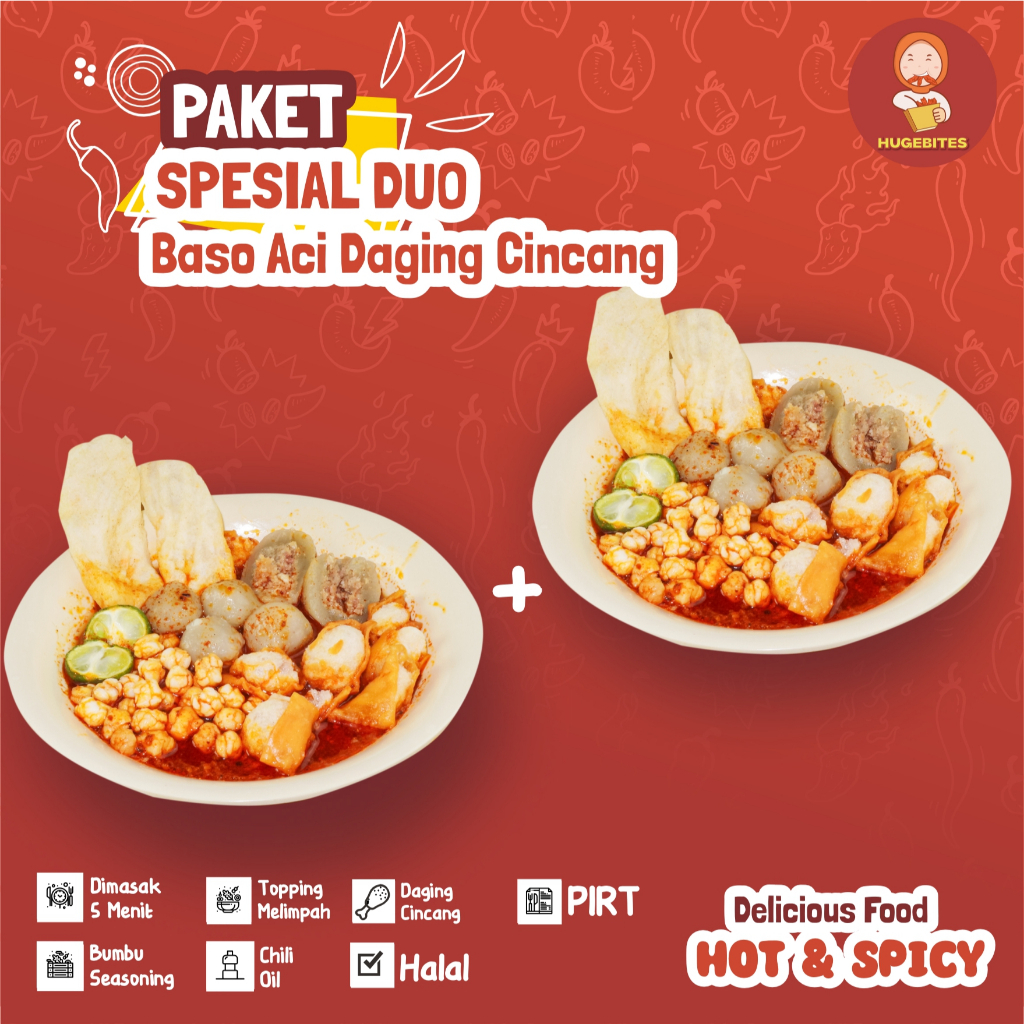 

Paket 2 Baso Aci Daging Cincang Enak Halal Makanan Instan Murah