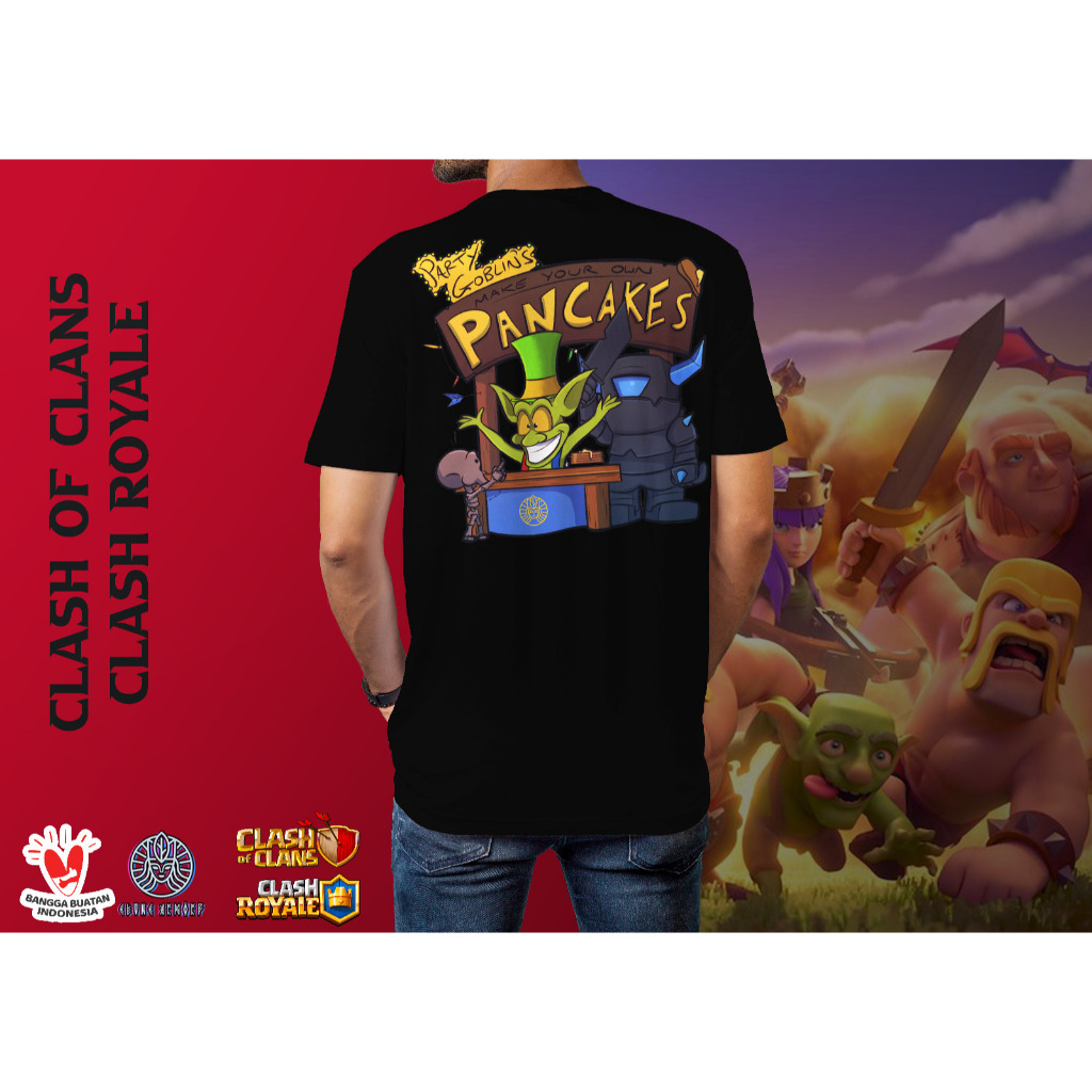 Kaos Baju Clash of Clans Clash Royale Mini Pekka