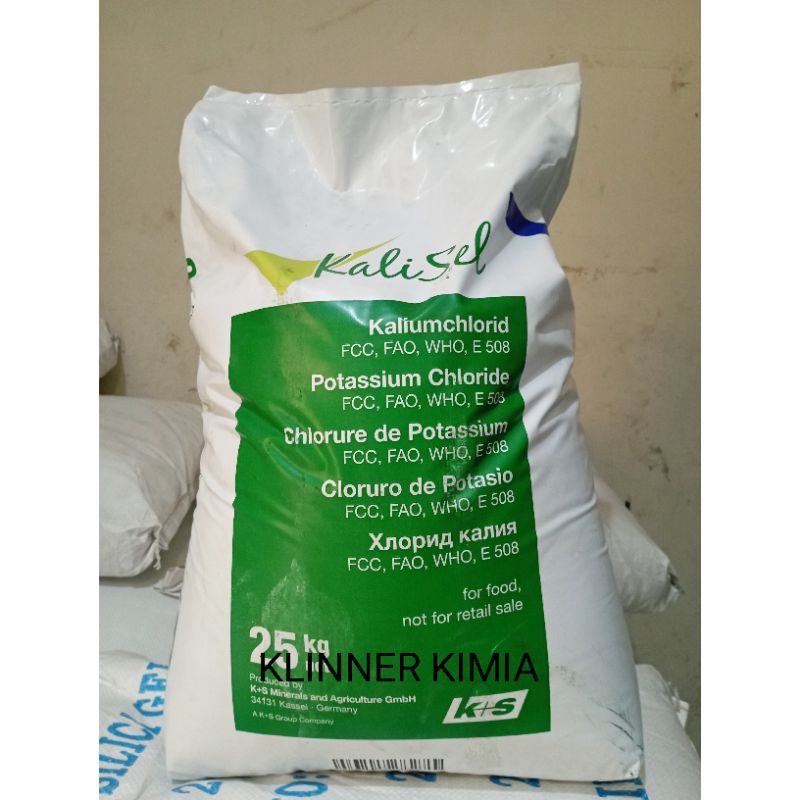 kcl food/potasium chloride food grade 25kg