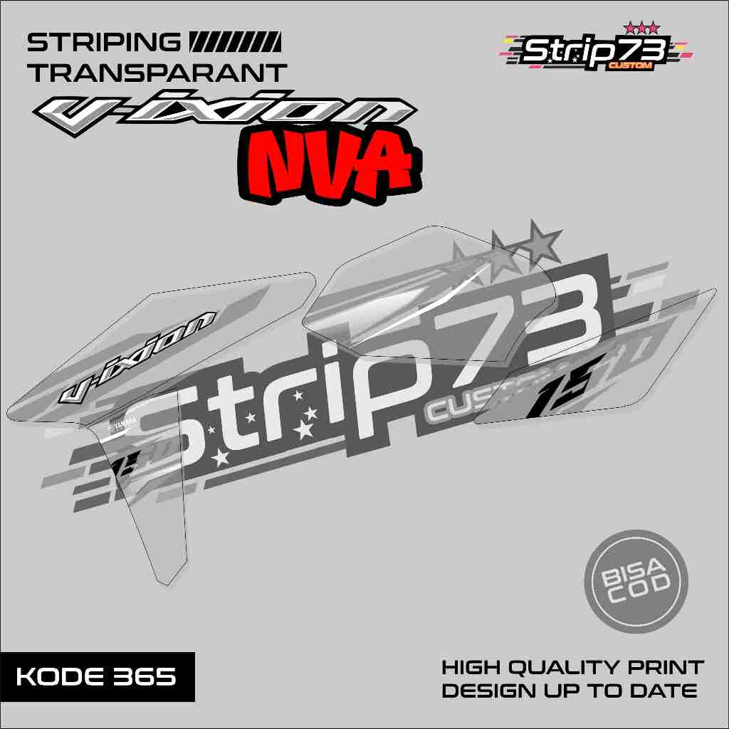 365 STRIPING TRANSPARAN VIXION NVA - STRIPING TRANSPARAN VIXION NVA PREMIUM GRAFIK