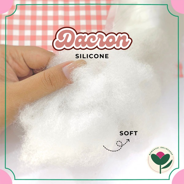 

Kapas isian boneka dakron silicone halus grade AAA high quality warna putih ringan fluffy lembut MK1718
