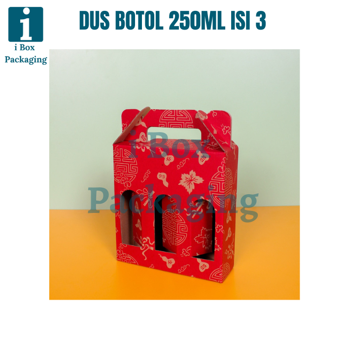 

[ 10 pcs ] Kardus Jinjing Dus Botol Kale 250ml Isi 3 Imlek Packaging Hampers Parcel Sincia Box Kemasan Minuman Takeout