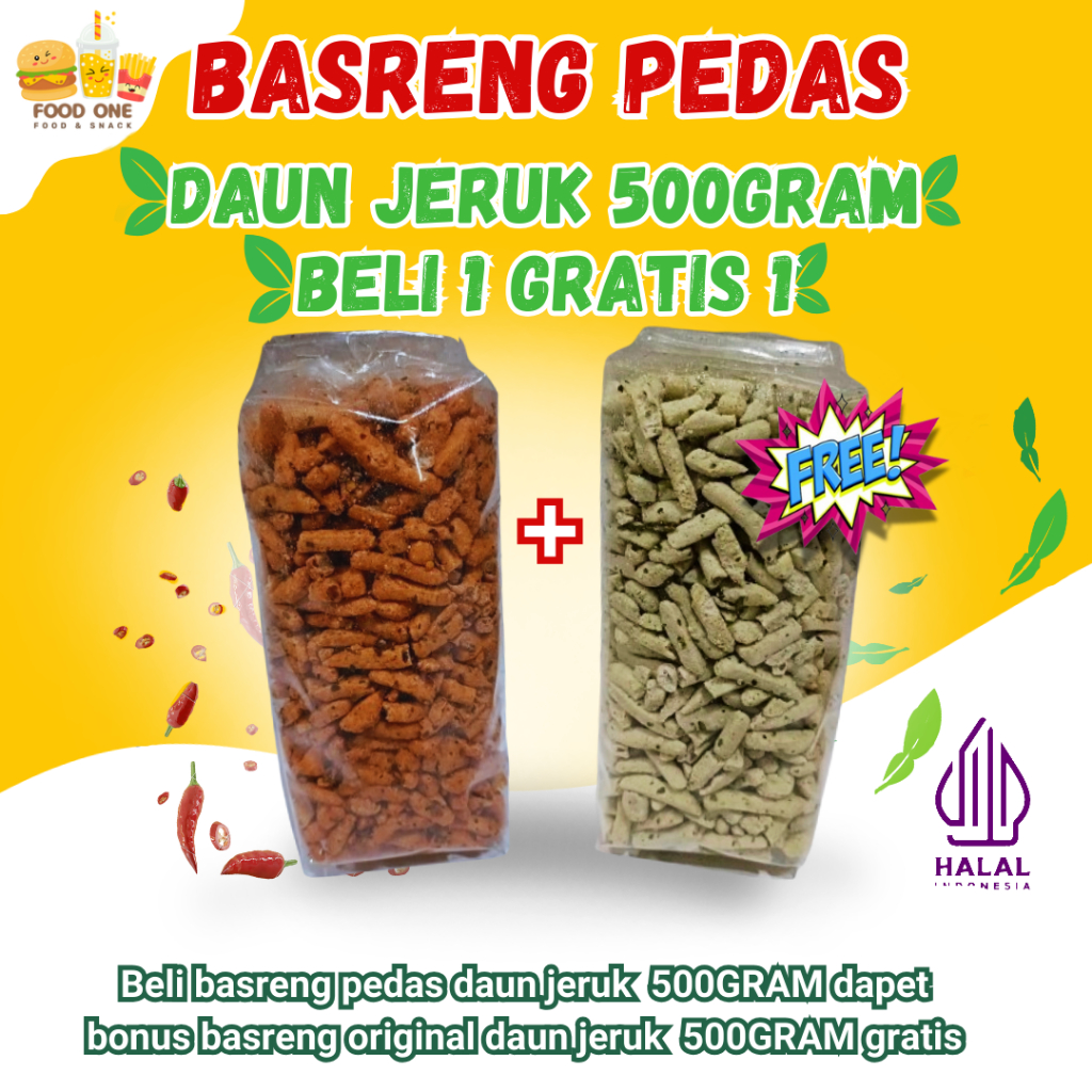 

Basreng Ordas Buy 1 Get 1 500Gram Pedas Daun Jeruk Free 500Gram Original