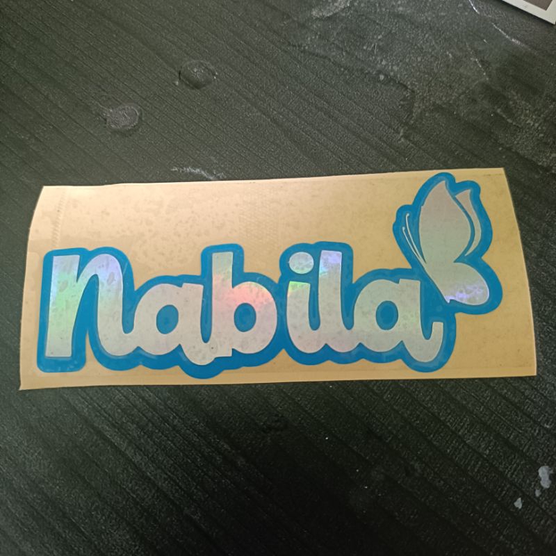 

cutting stiker hollogram