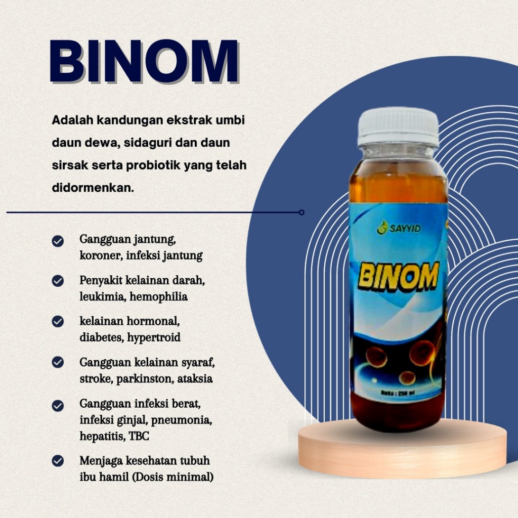 

Madu Probiotik Binom Sayyid 250 ml