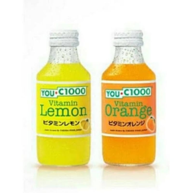 

YOU C-1000 HEALTH DRINK VITAMIN ORANGE | LEMON KEMASAN 140ML