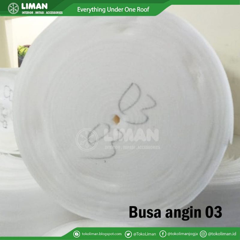 

Busa Angin 03 (Lebar 110 cm) Pelapis Dompet Pelapis Tas