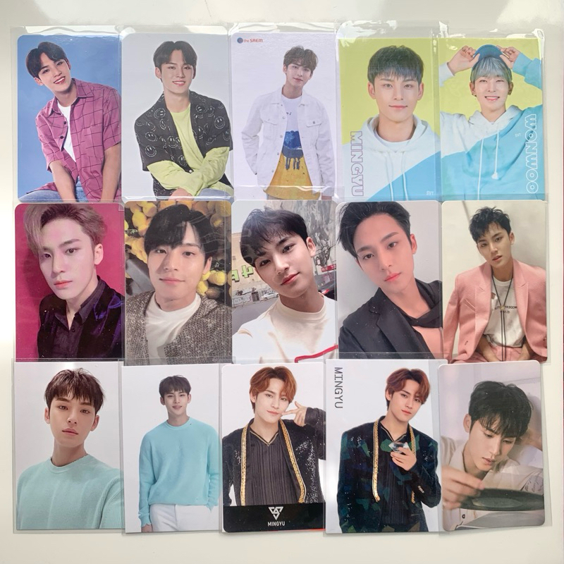 [READY STOCK - PILIH KURIR JNT] PC Photocard Album TC Trading Card JP KR Seventeen MINGYU SEVENTEEN 