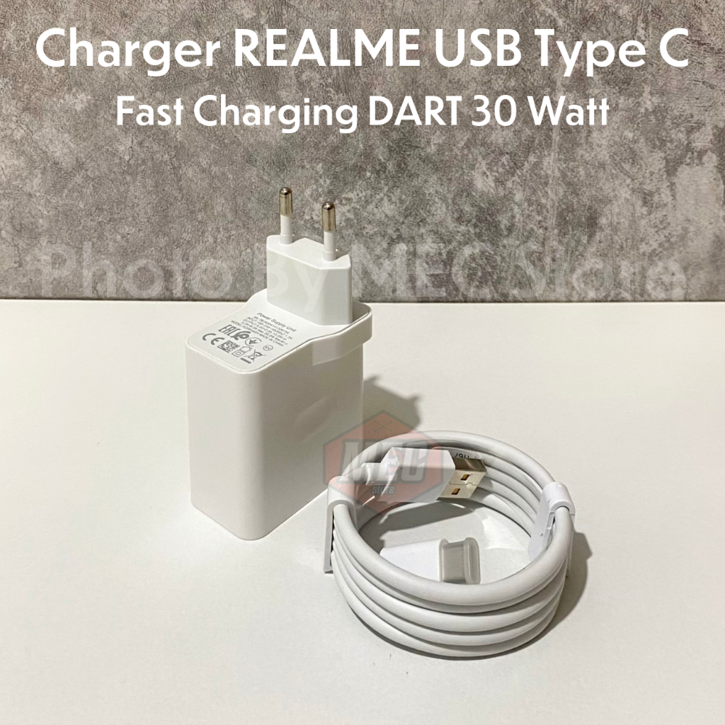 Charger REALME Usb Type C Super DART VOOC 30W 5 Pro 6 Pro 7 8 Narzo X2 X3 X XT X3 Super Zoom Flash C