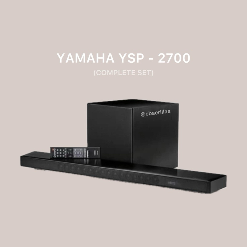 Yamaha YSP-2700 home wireless sound bar