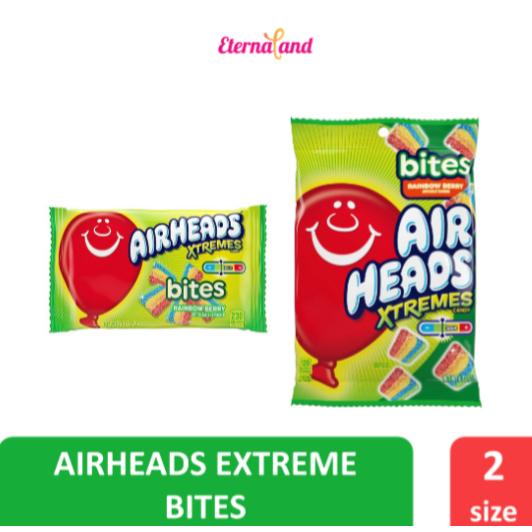 

Airheads Xtreme Bites Candy - permen airheads impor USA