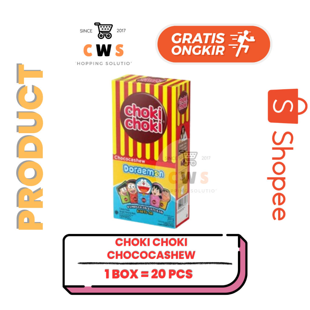 

CHOKI CHOKI Coki Coki Chococashew Pasta Cokelat - 1 Box / 20 Pcs