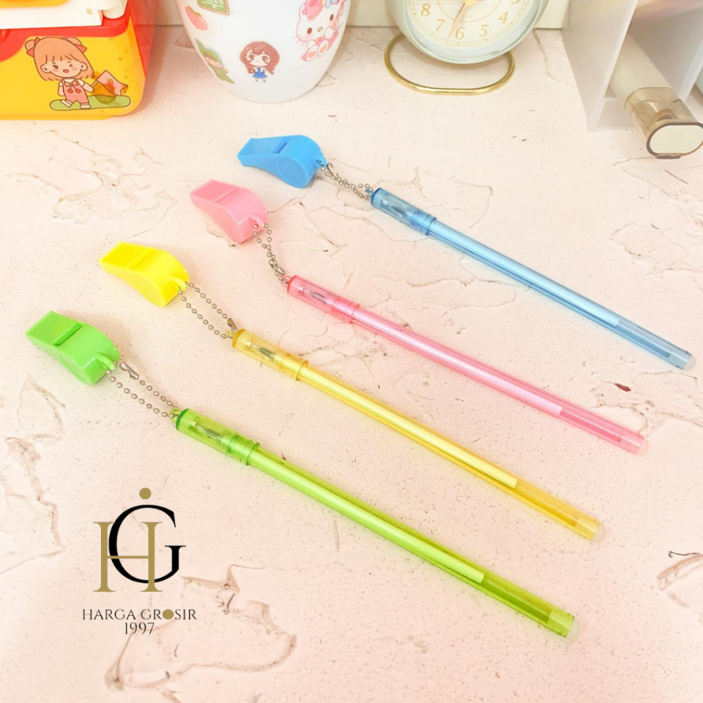 

PULPEN GANTUNGAN PLUIT 1PCS WARNA WARNI PEN PENA BOLPEN TERMURAH TERJANGKAU ALAT TULIS KANTOR BAGUS LUCU BISA COD