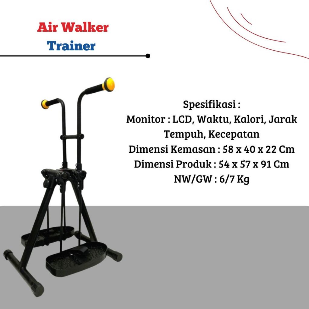 Air Walker Trainer Multifungsi | Alat Olahraga Fitness