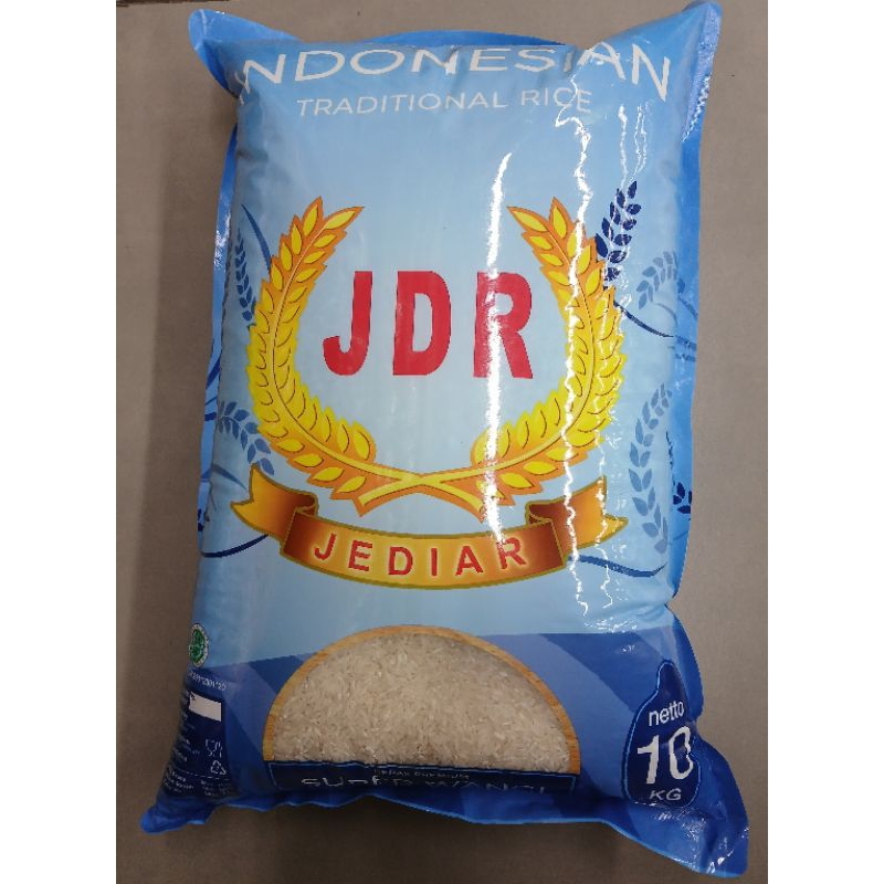 

Beras Premium Super Wangi JDR Jediar Biru 10kg - HM, HK