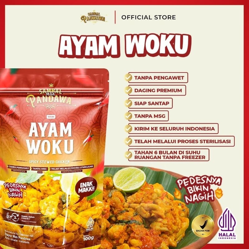 

Sambal Mak Pandawa100grm