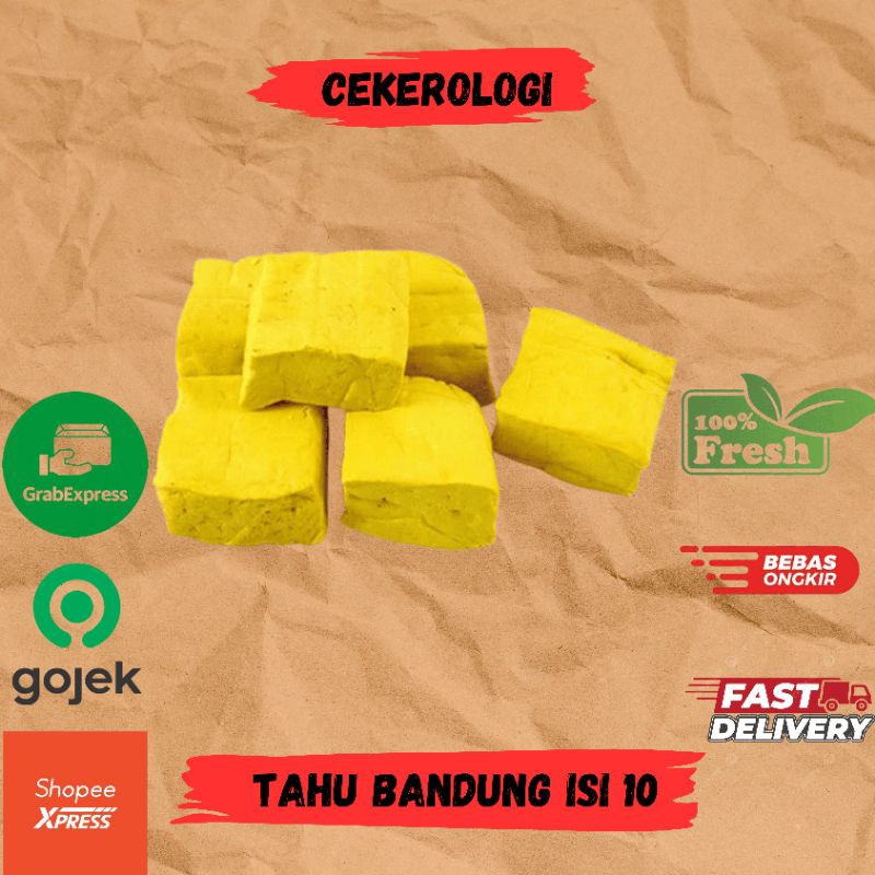 

Tahu Bandung isi 10 / Tahu Bandung / Tahu / Tempe / JABODETABEK / Sayur / Sayuran