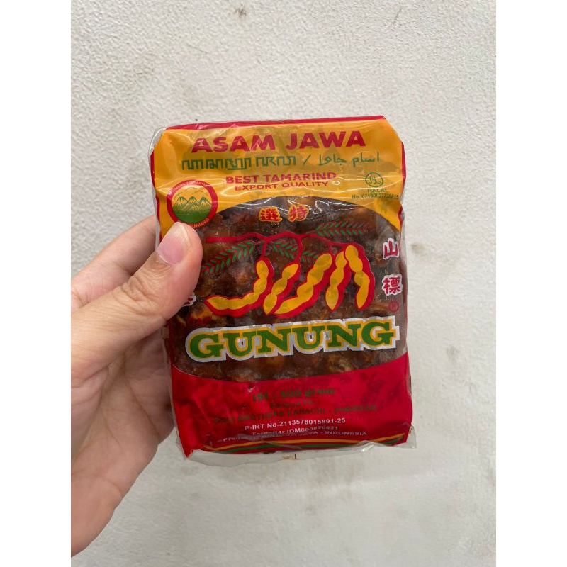 

Asam Jawa Asam Gunung Asam Biji cap Gunung 500gr