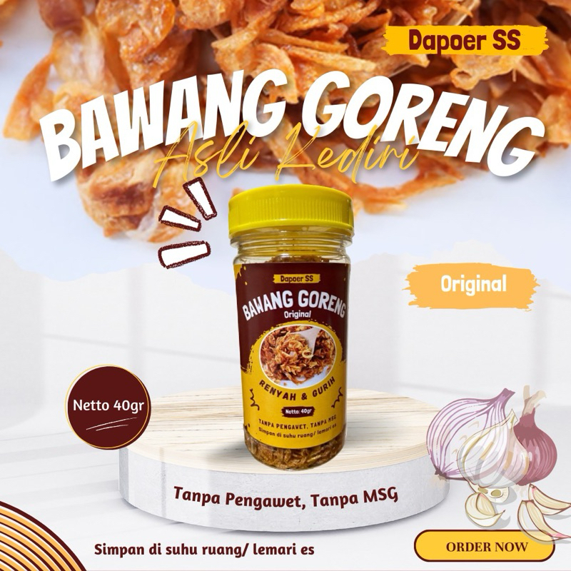 

Bawang Goreng Kediri 40gr