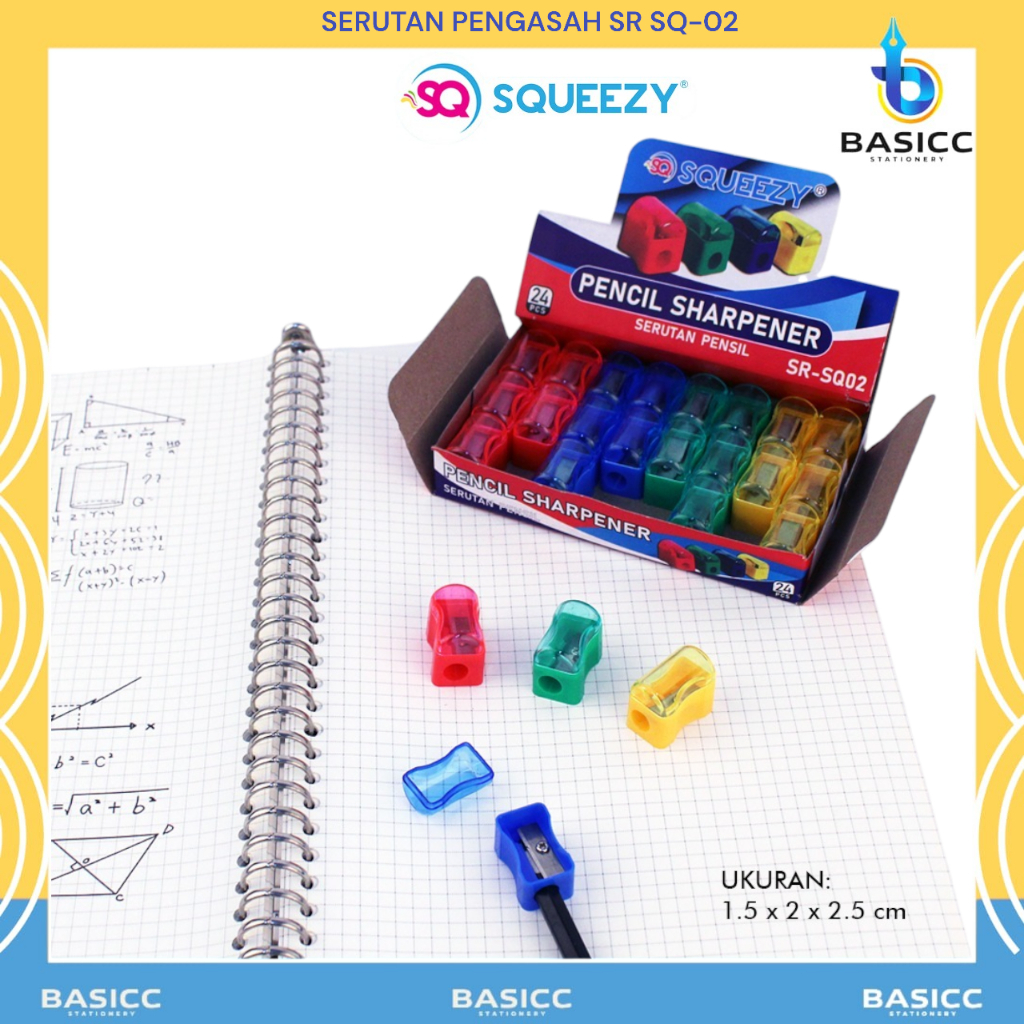 

Squeezy Pengasah Serutan Roti Kecil SR-SQ02 | @1Pcs
