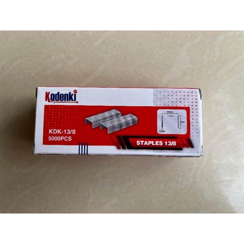 

Kodenki isi staples 13/8 8mm Tembakan tangan R23 isi gun tacker 5000pcs