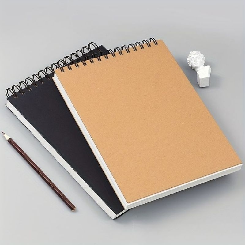 

[HNC] Sketchbook Watercolor A6 A5 B5 Buku Gambar Vertikal Jilid Spiral Watercolor book