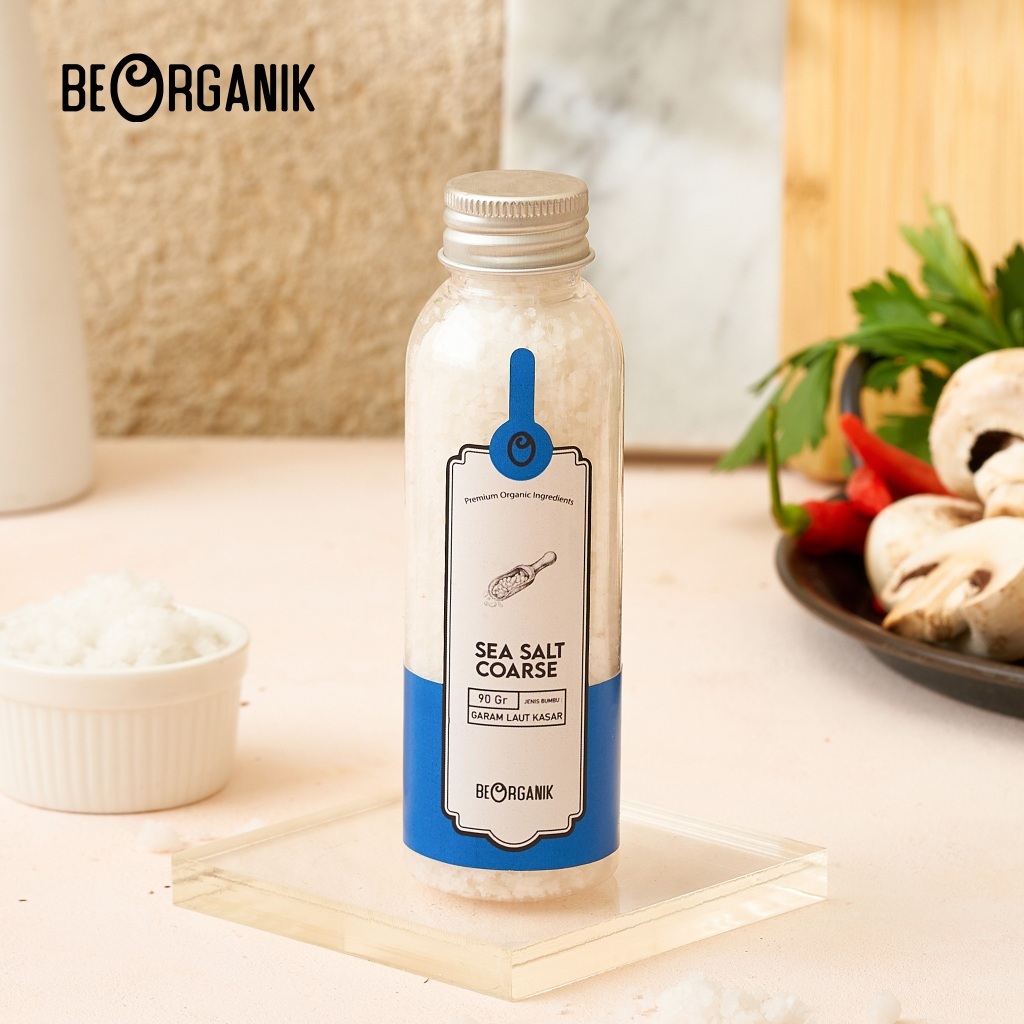 

Beorganik Natural Sea Salt Coarse 90gr | Garam Laut Organik Kasar