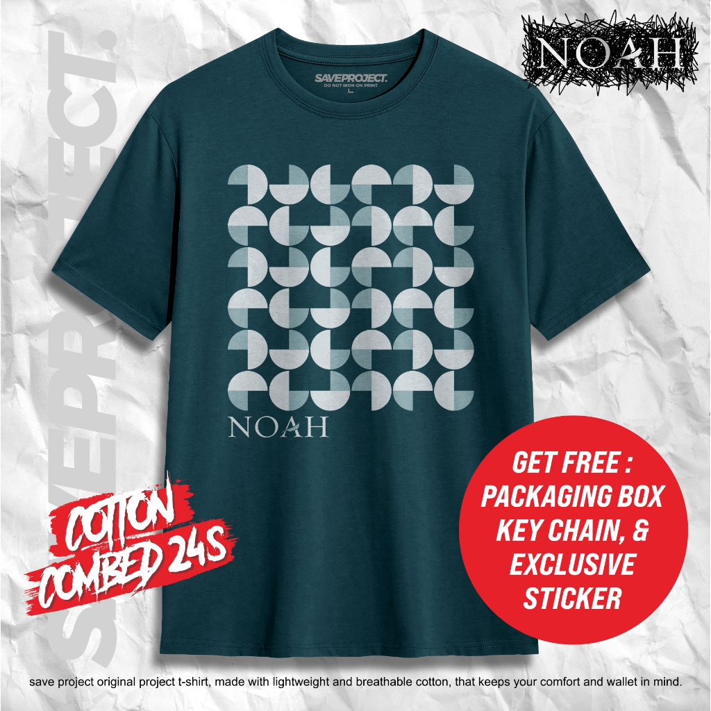 SAVE. Project | T-Shirt NOAH "MODULATE 1" | Kaos Sabahat NOAH | T-Shirt NOAH | Kaos Distro Kaos Pria