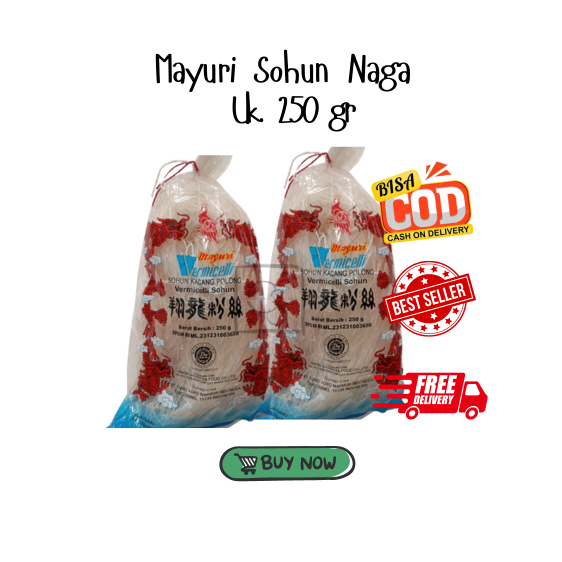 

Sohun Kering Mayuri Ukuran 250 Gr