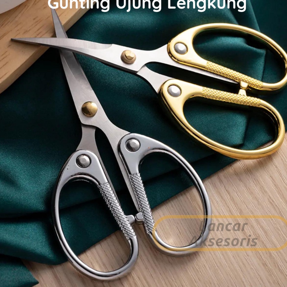 

Gunting Tajam Ujung Lengkung High Quality Serbaguna Multifungsi Gunting Aplikasi Bordir Stainless Steel Scissors Gunting Melengkung KODE Y3F6