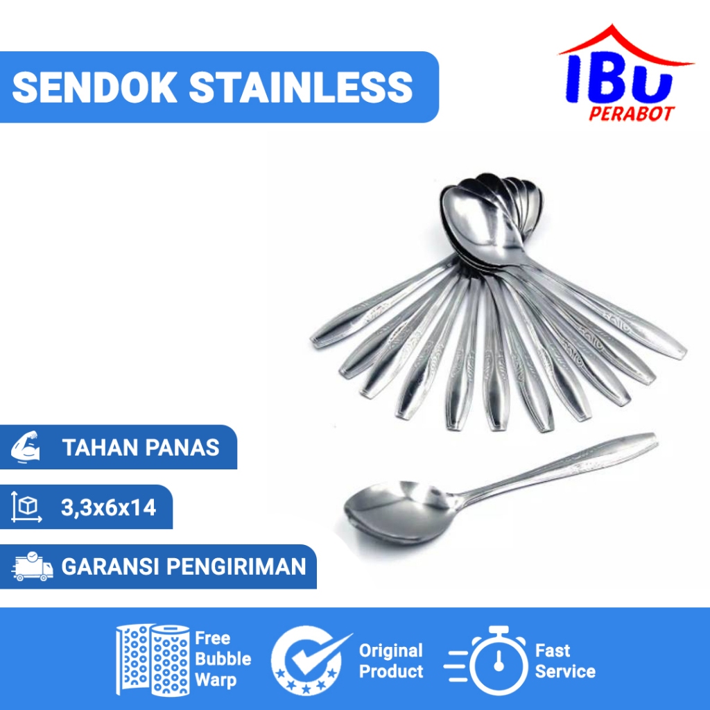 SENDOK STAINLESS / sendok makan stainless