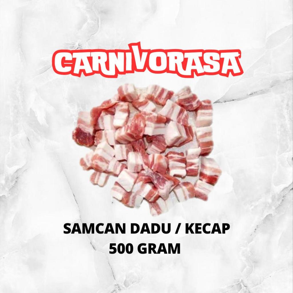 

Pork Belly / Samcan Babi Potongan Dadu - 500gram