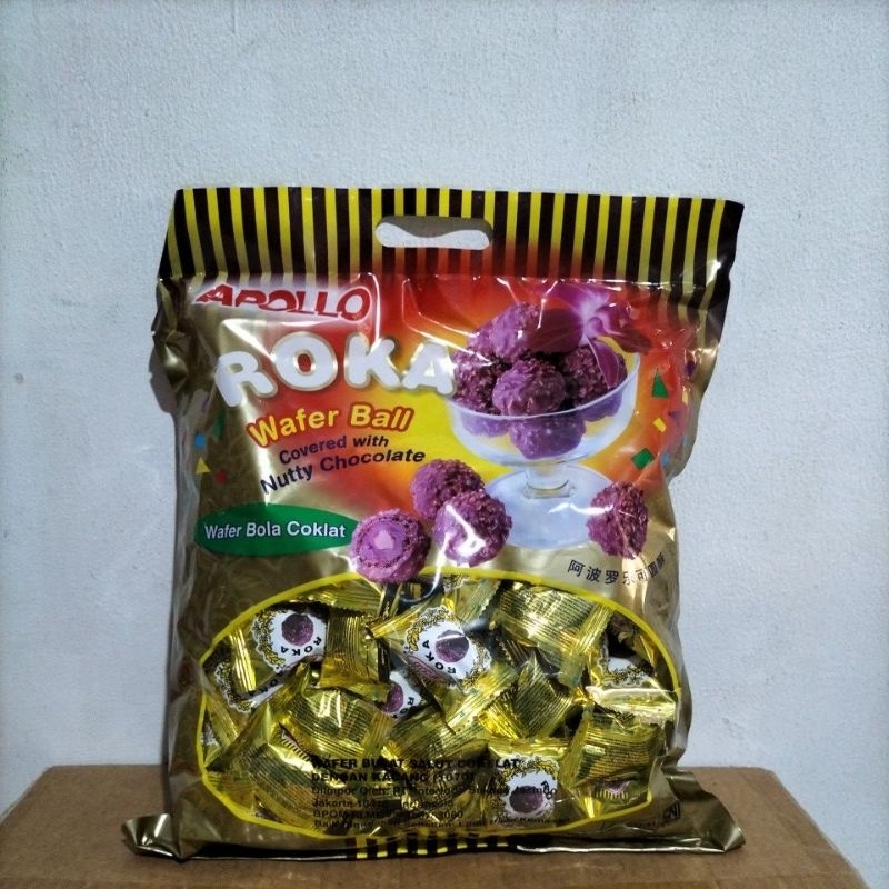 

coklat roka apollo 420 gr per bungkus isi 70 pcs/cemilan enak roka