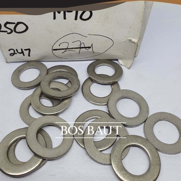 Ring Plat Stainless Steel SS304 - Washer Plat Stainless M10