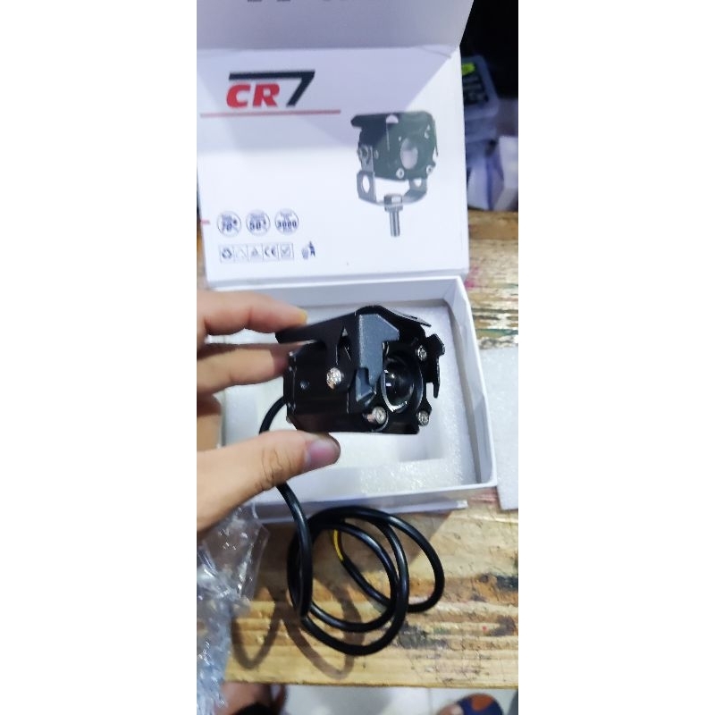 Q5 Putih Kuning Lampu tembak Lase High Putih Low Kuning CR7