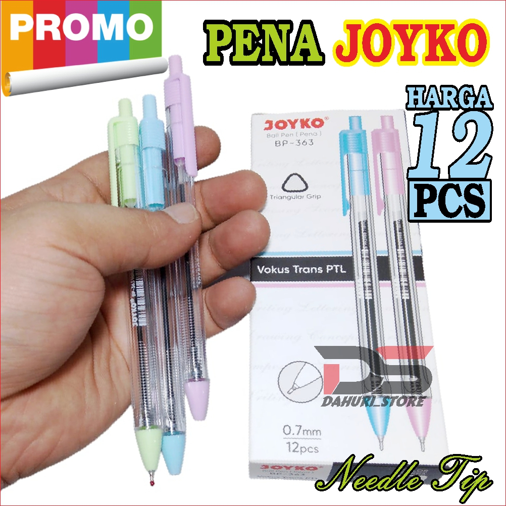 

HARGA MURAH BOLPOIN PULPEN JOYKO BALL Pen 0.7mm BP 363 pena gel