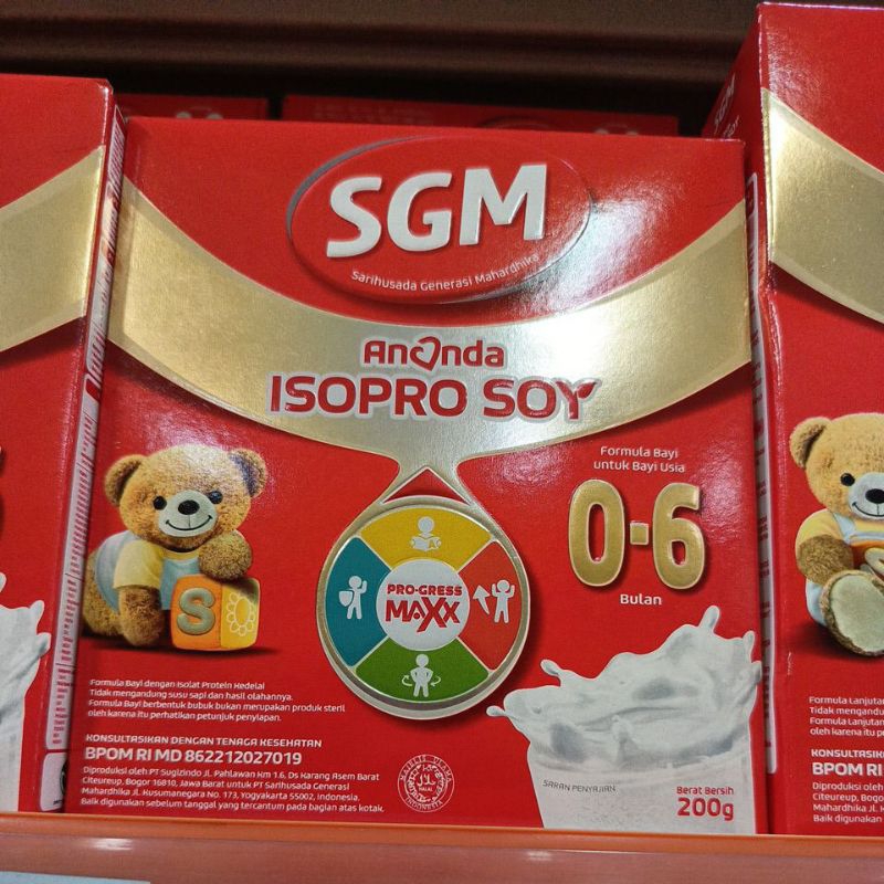 SGM isopro soya 0-6 200gr