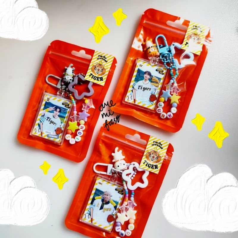 [BOOKED] JO1 x Hanshin Tiger | Photo Frame & Keychain Beads | Shion, Ruki, Junki