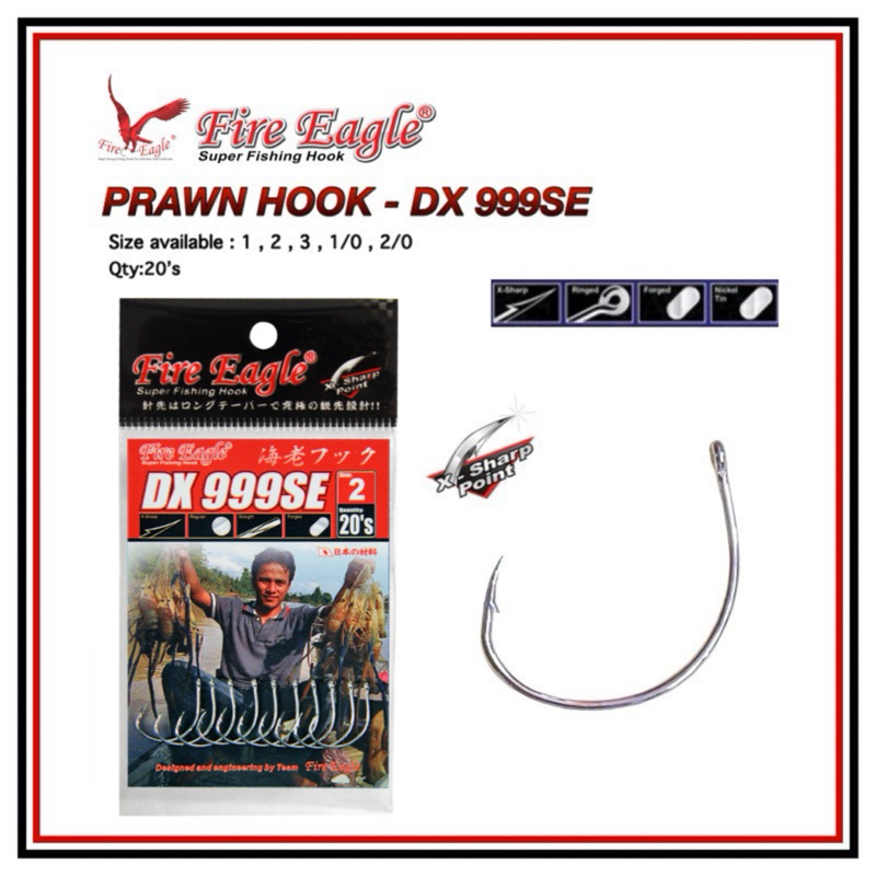 MATA PANCING KAIL UDANG KARBON FIRE EAGLE DX 999 SE UDANG GALAH