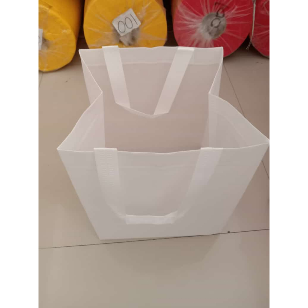 

(12 Pcs) Tas Box Nasi 22x22 Tinggi 28 cm / Tas Hajatan 22x22 / Tas Spunbond