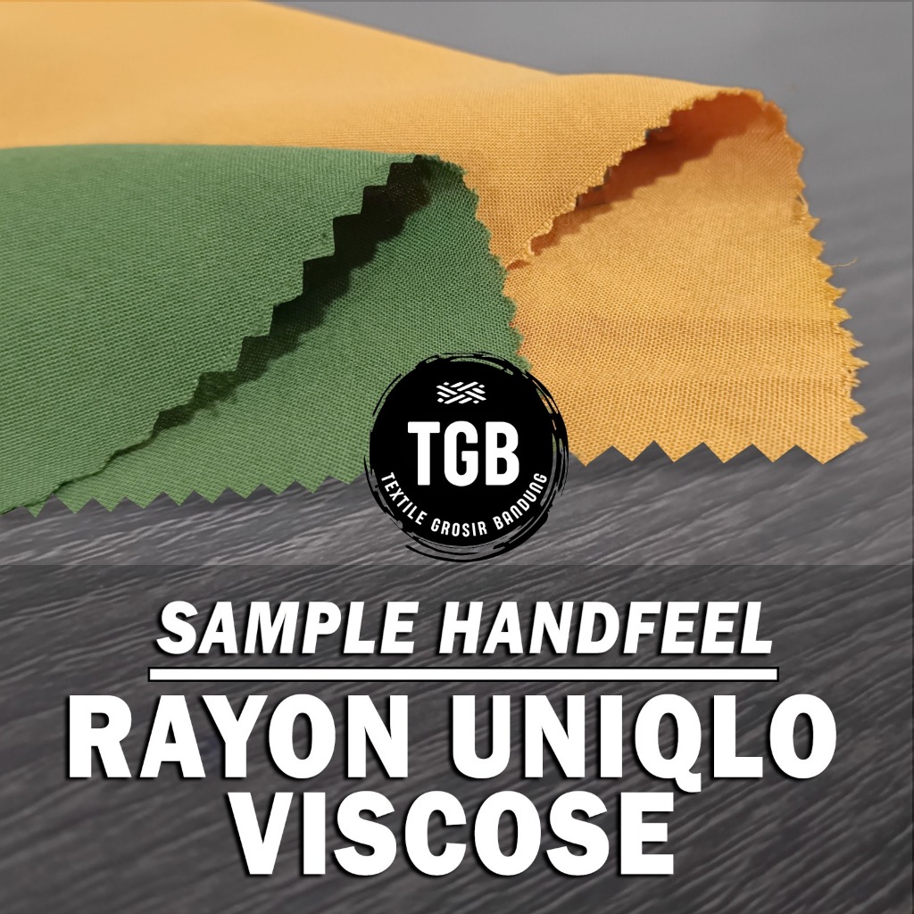 [𝐒𝐀𝐌𝐏𝐄𝐋] Sampel Kain Rayon Uniqlo Viscose Import Grade A Textile Kualitas Premium