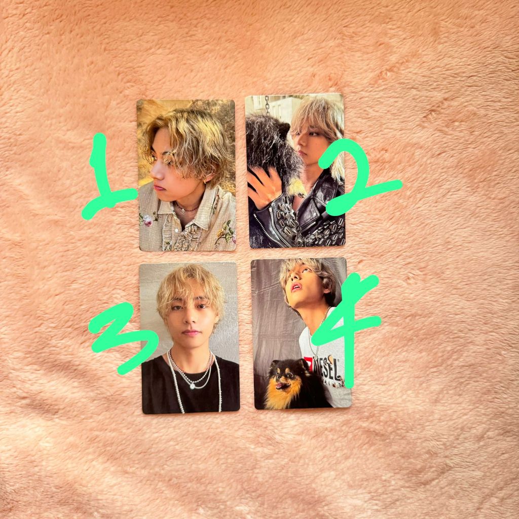 BTS Taehyung V Layover Official Album Photocard PC