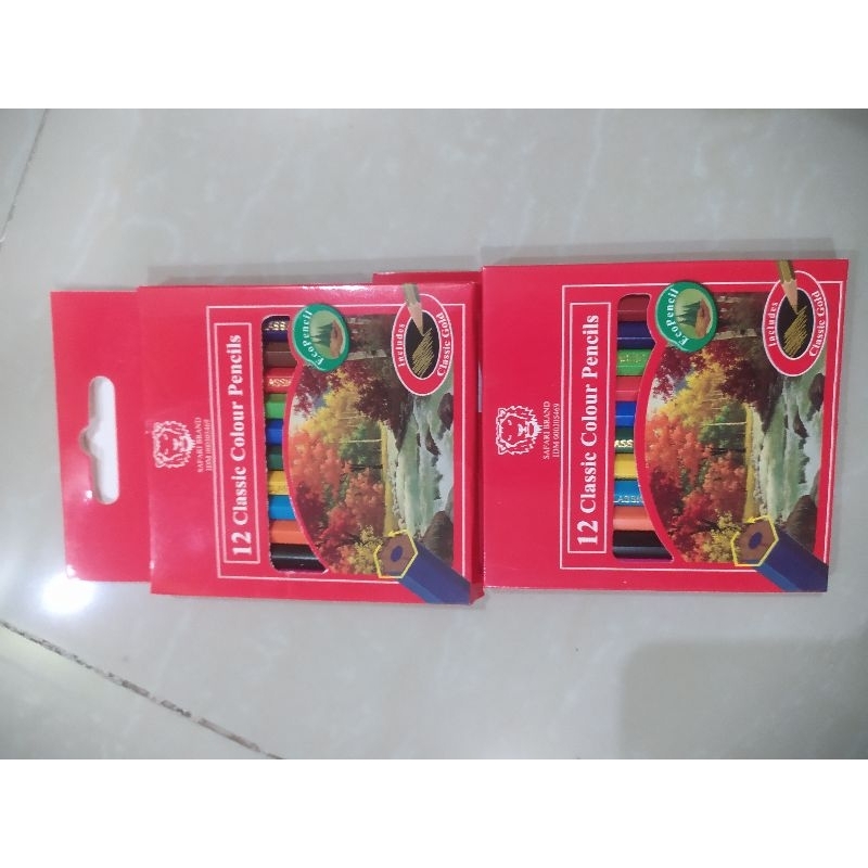 

pensil warna/safari brand 12 warna