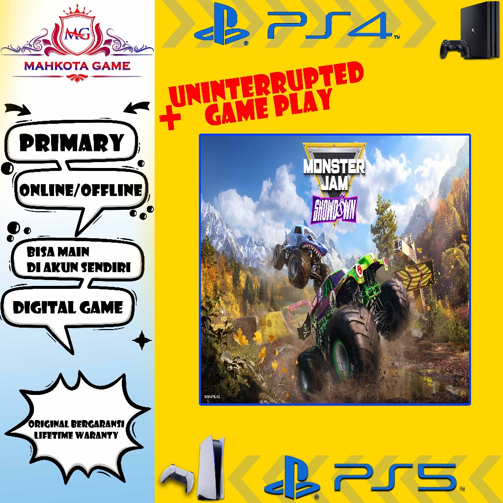 Monster Jam Showdown PS4 & PS5 DIGITAL