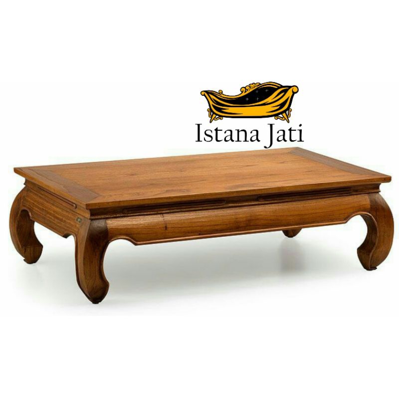 meja tamu ketapang panjang jati/meja ketapang/meja tamu/meja makan/figura kaca