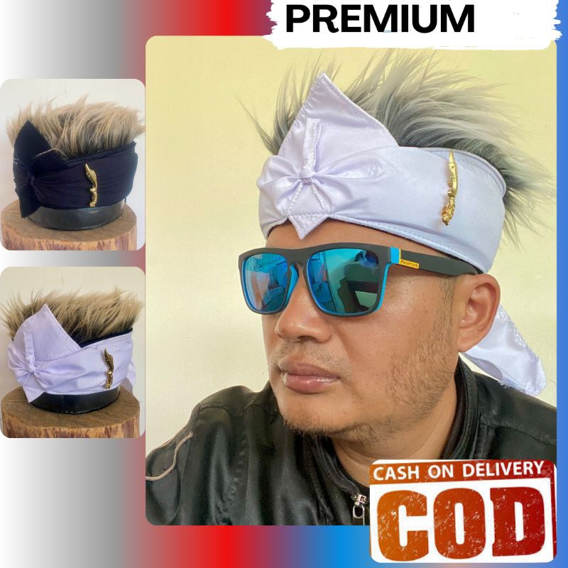 Udeng rambut palsu pria Premium Bergaransi Wik rambut palsu modern